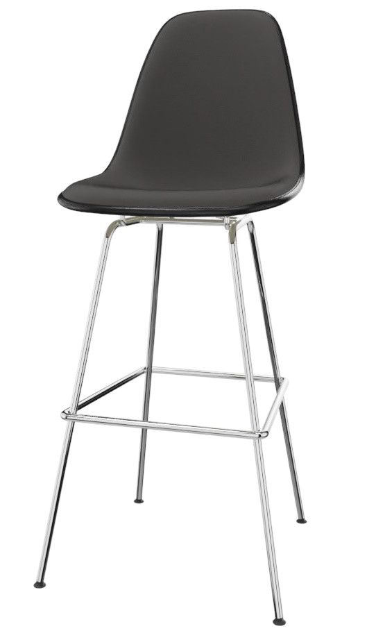 Eames Plastic Bar Stool Bar Stool High Fully upholstered Vitra 
