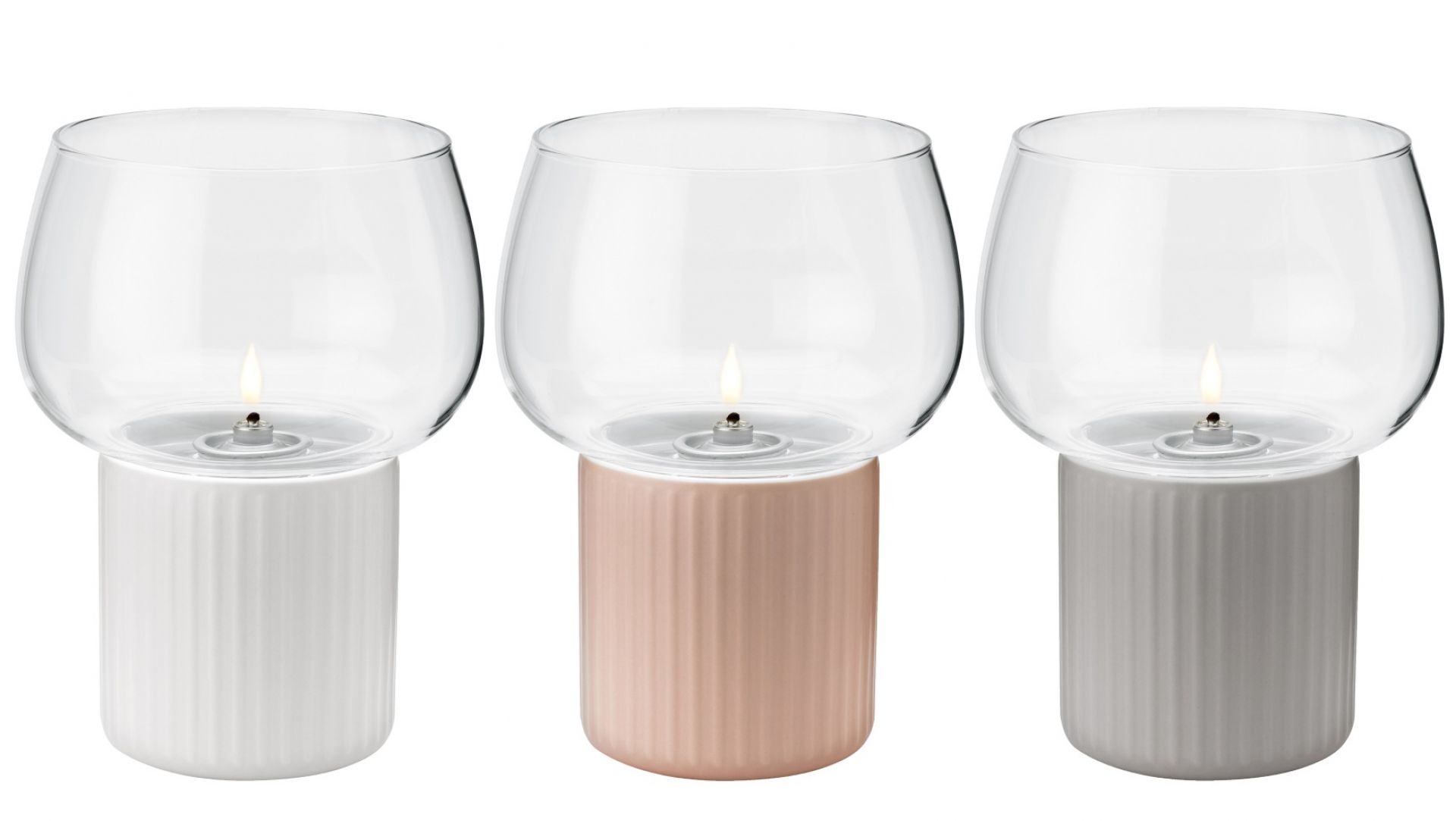 Hygge Hurricane Wind Light RIG TIG by Stelton Grey SINGLE PIECES