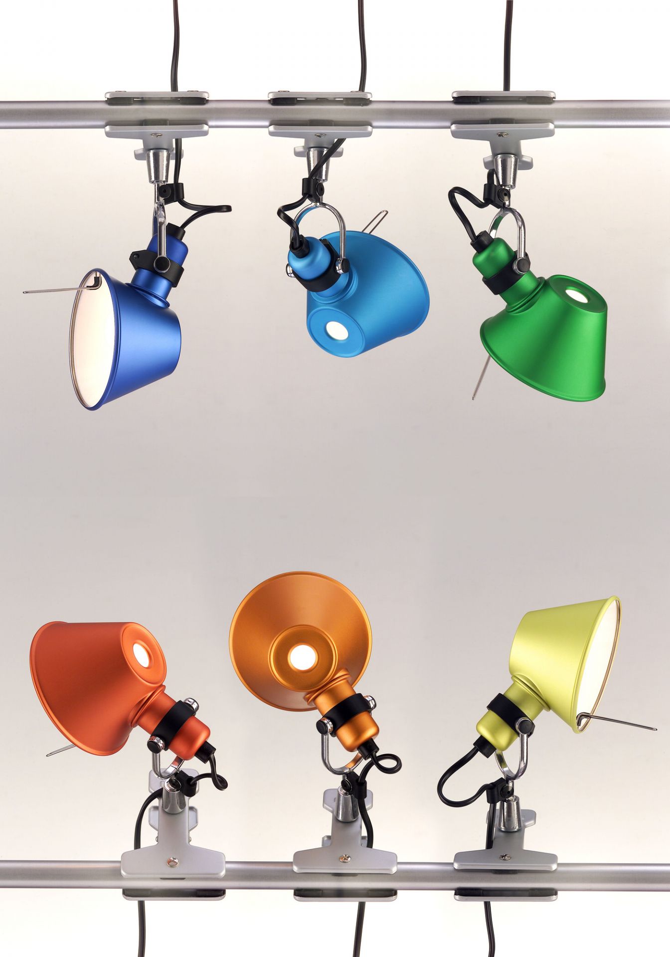 Tolomeo Pinza lamp with clamp Aluminum Artemide