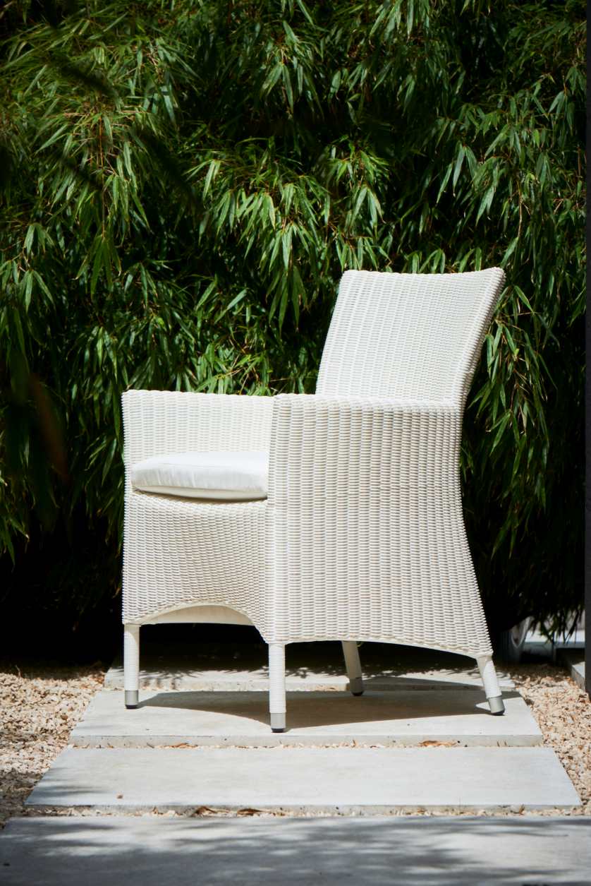 Seat Cushion White for Poesie Armchair Outdoor Jan Kurtz 
