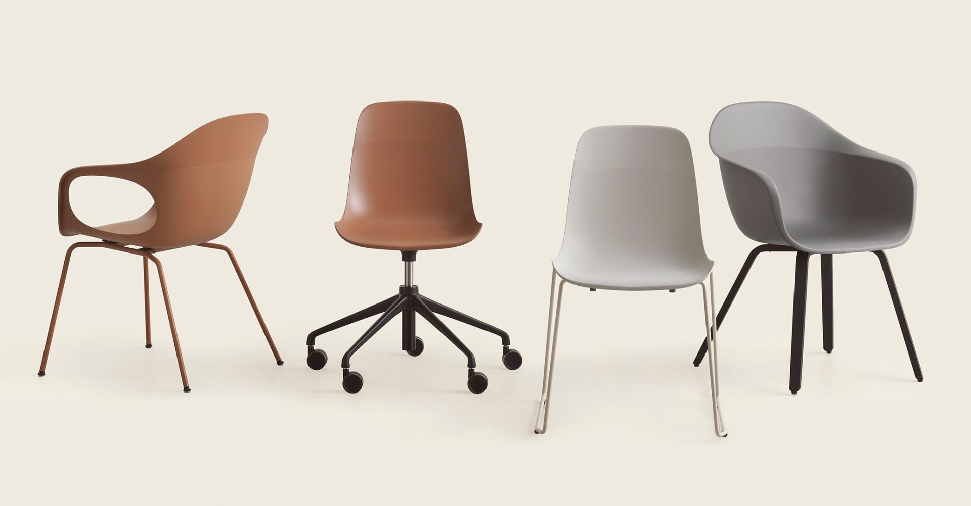 Elephantino armchair four-legged frame Kristalia