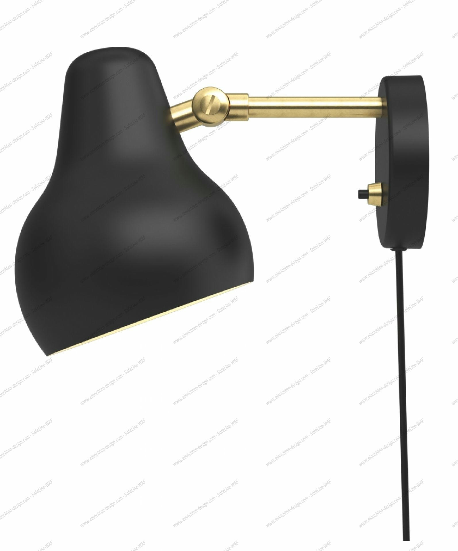 VL38 Wall lamp Louis Poulsen Black