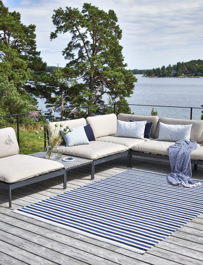 Teo Rug 230x320cm Denim Pappelina