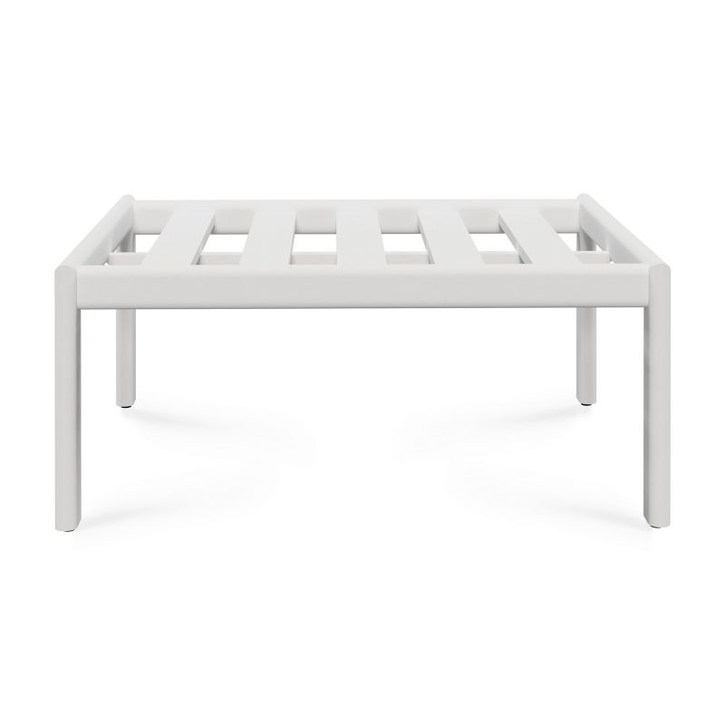 Jack Outdoor Footstool - Aluminium White Ethnicraft