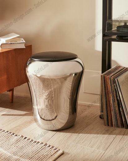 SG74 Babà stool / laundry basket Alessi