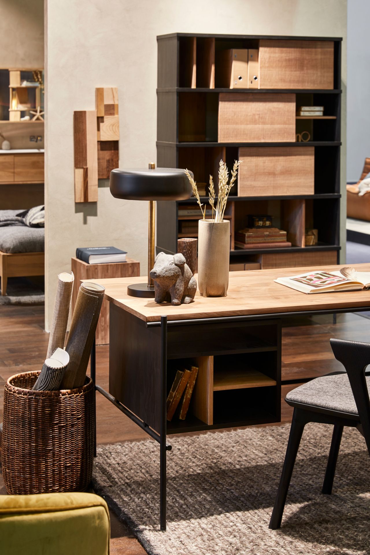 Oscar Writing Desk - 2 Drawers Ethnicraft
