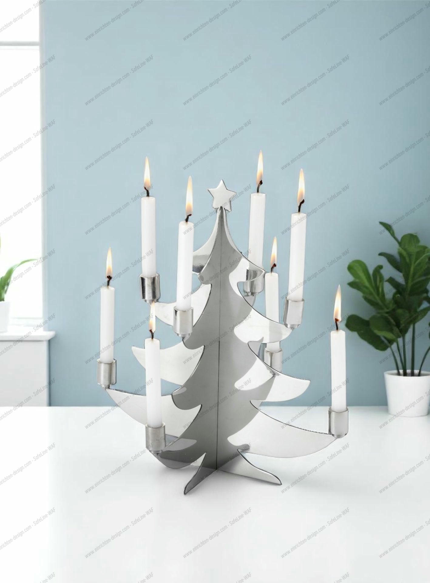 Grenoble Christmas tree for candles Philippi