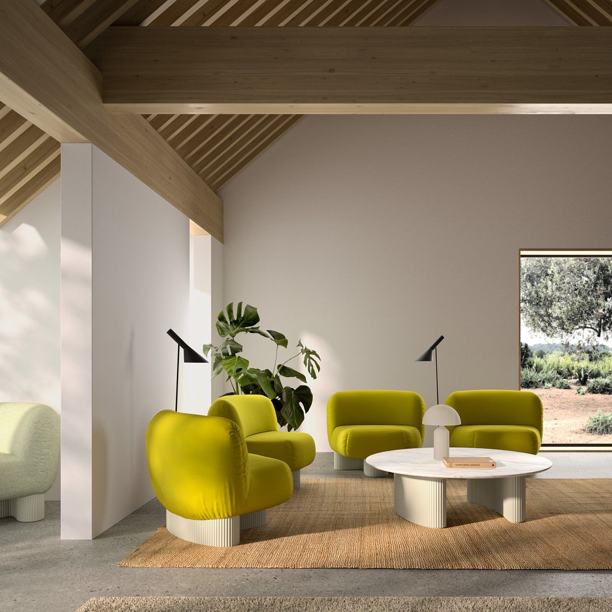 Bolete Lounge BIO SF1726 Modular sofa / armchair Andreu World