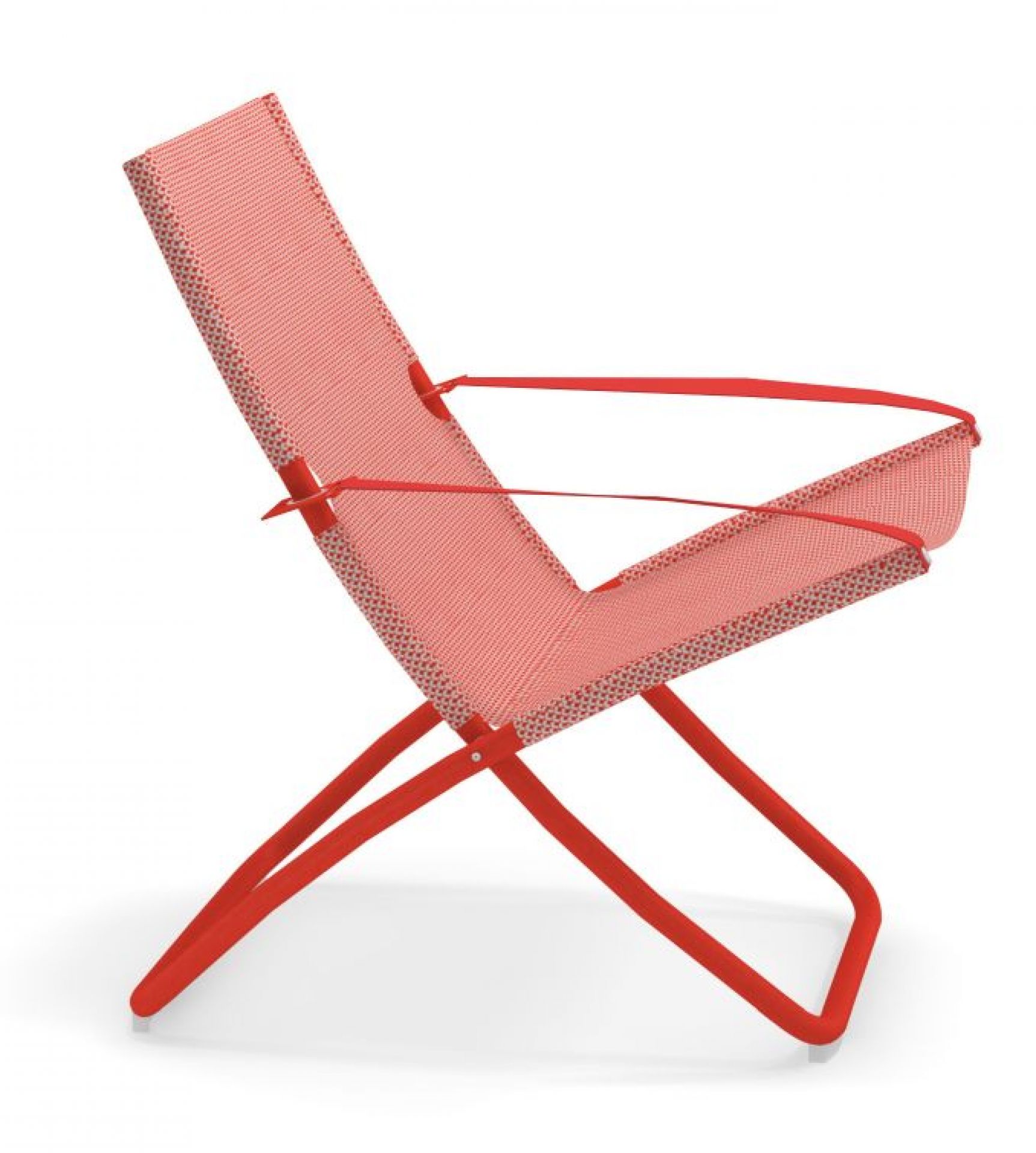 Snooze Deckchair Emu matt white - white