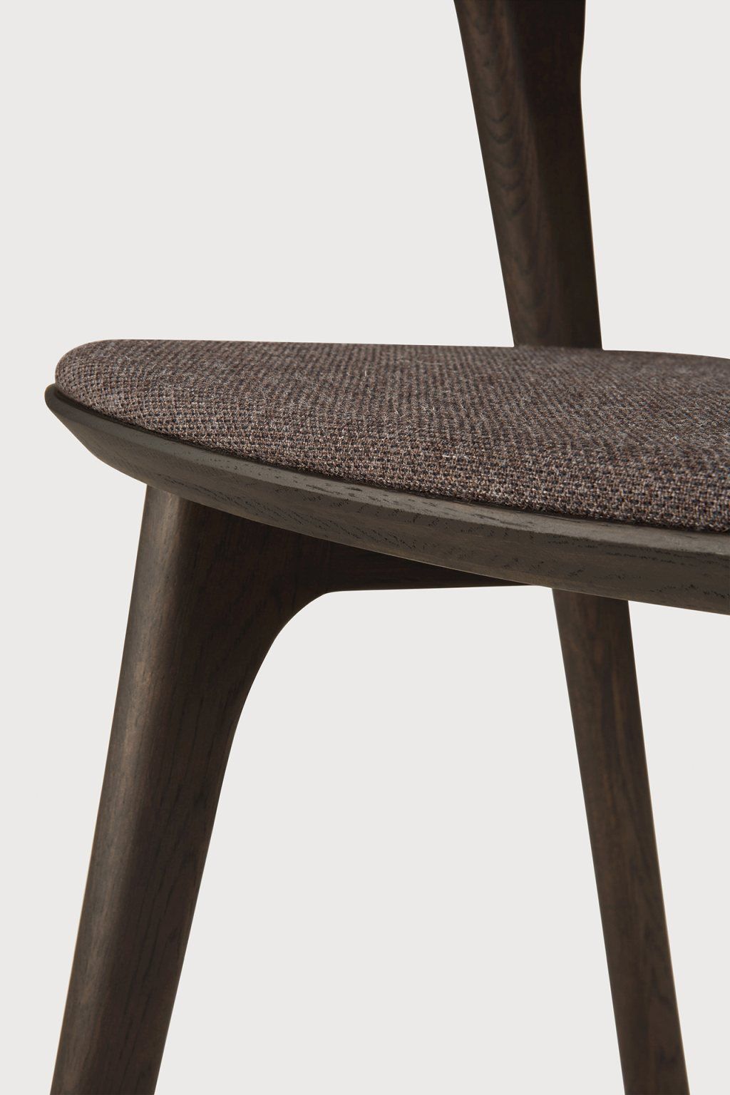 Bok chair brown oak / fabric warm brown Ethnicraft