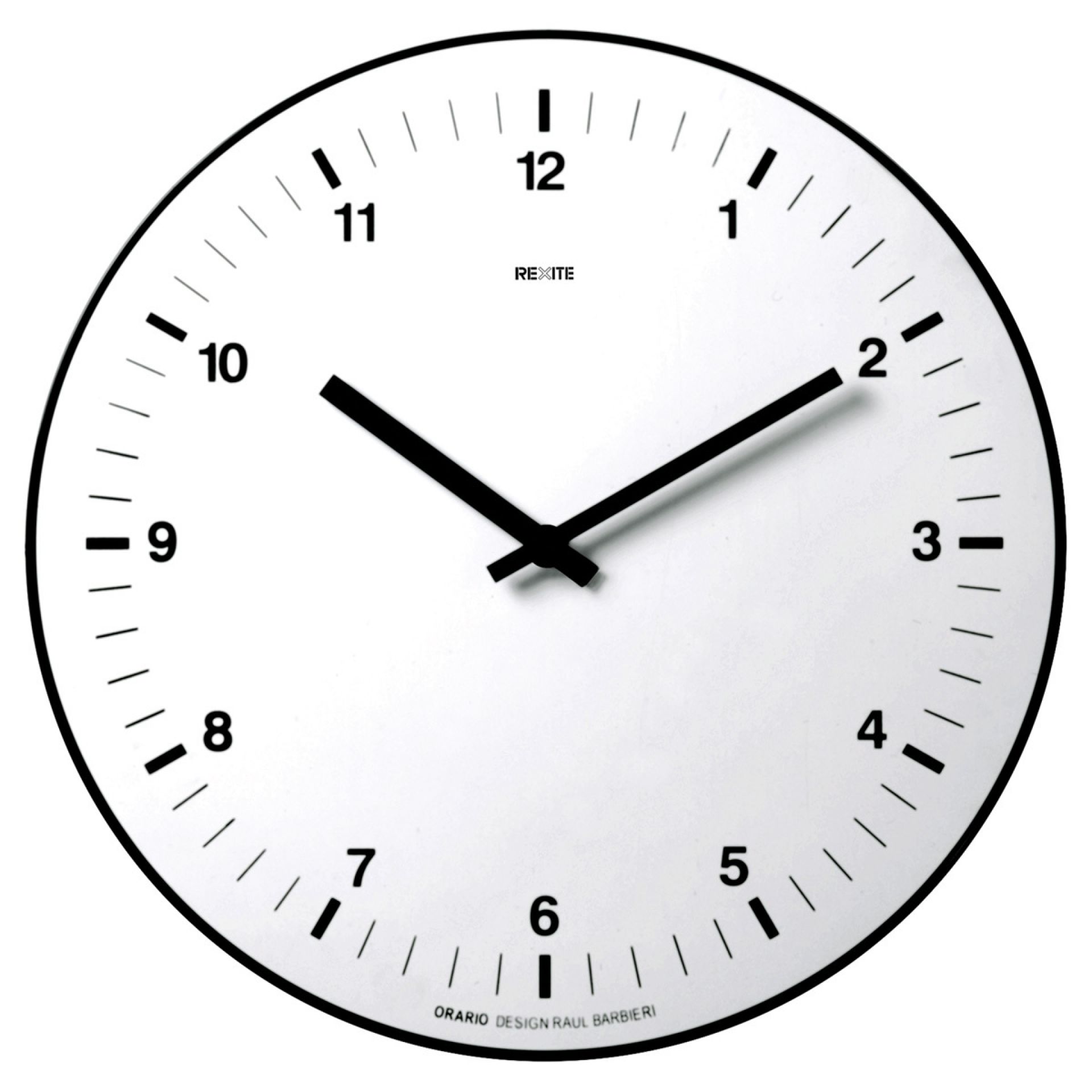 Orario Wall clock Rexite White with Numbers