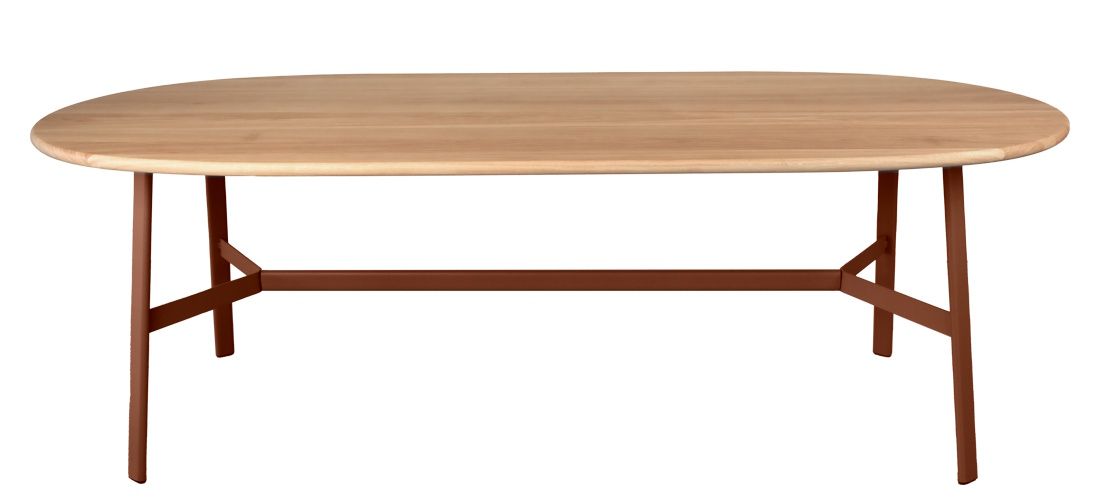 SO'O oak dining table 220 × 95 cm (oval) Indoor Fermob