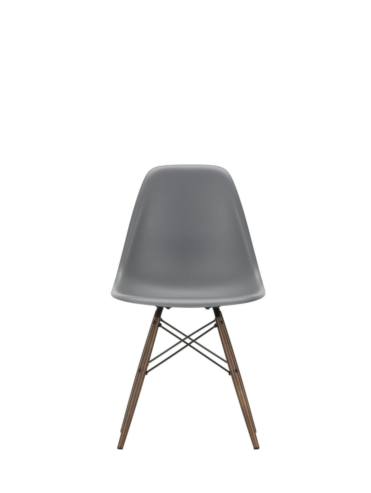 Eames Plastic Side Chair DSW Chair Vitra Maple dark - tender pink