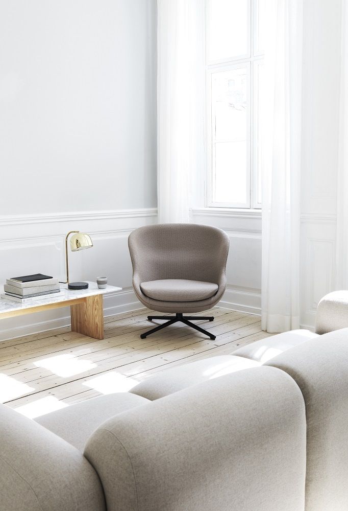 Hyg Lounge Chair Low Swivel Armchair Normann Copenhagen