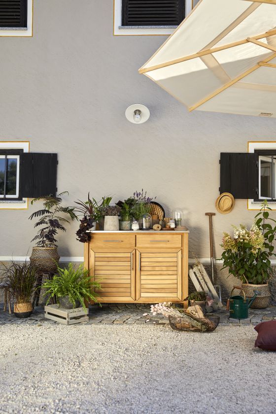 Deck 2-Piece Element Planting Board Outdoor Weishäupl