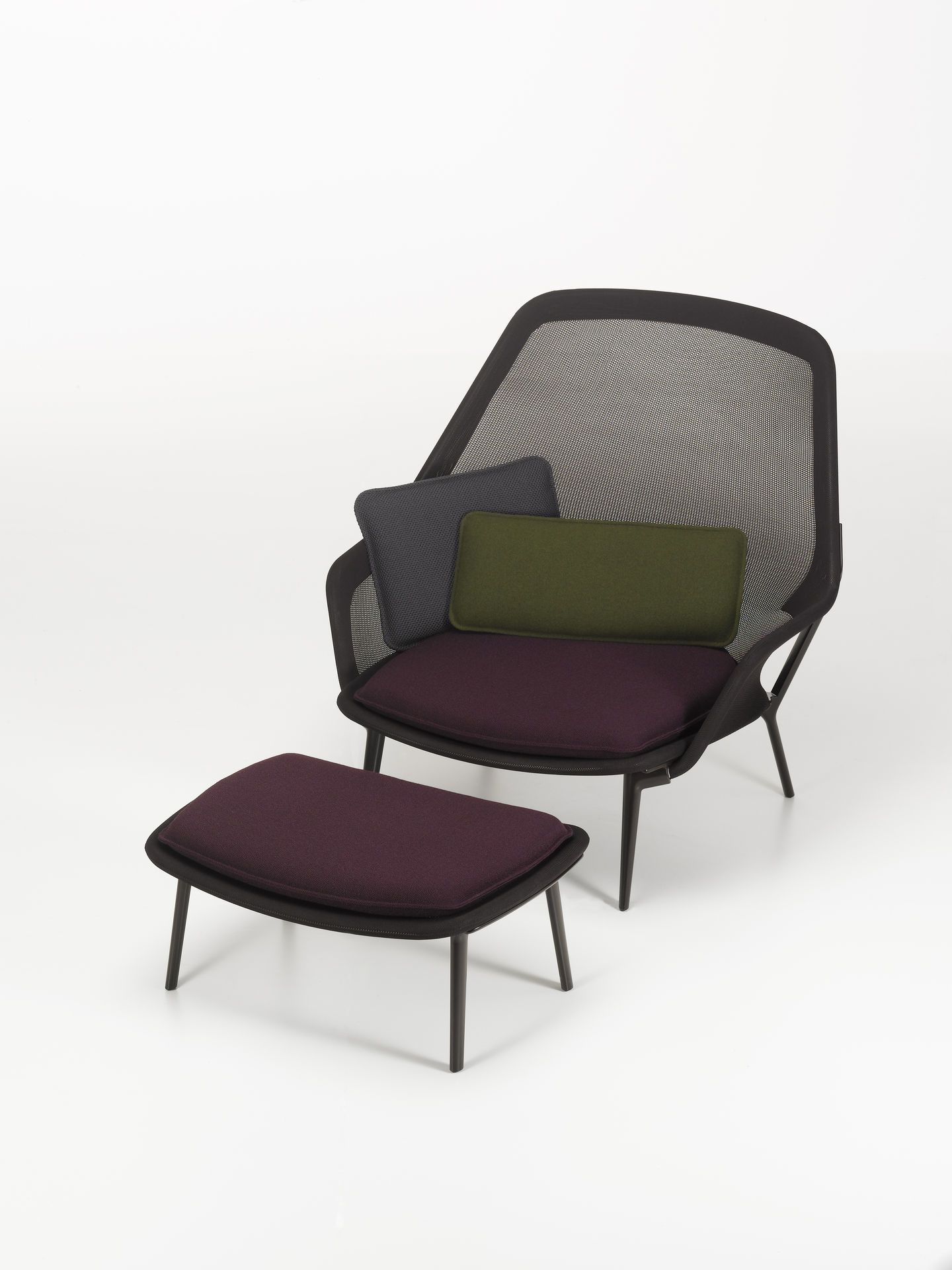 Slow Chair &amp; Ottoman Armchair Vitra