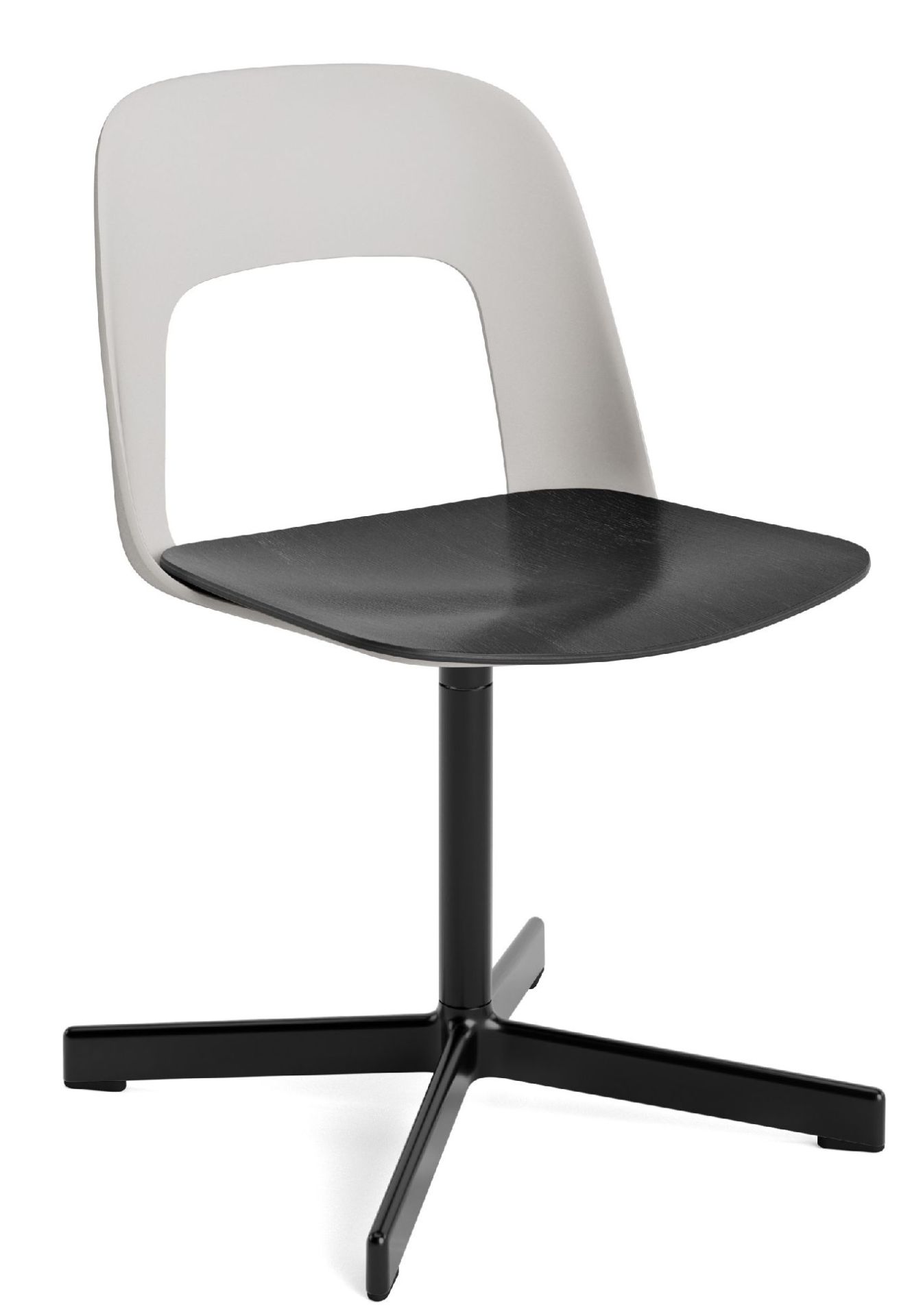 Layout Side Chair 132 4-star swivel base chair Hay 
