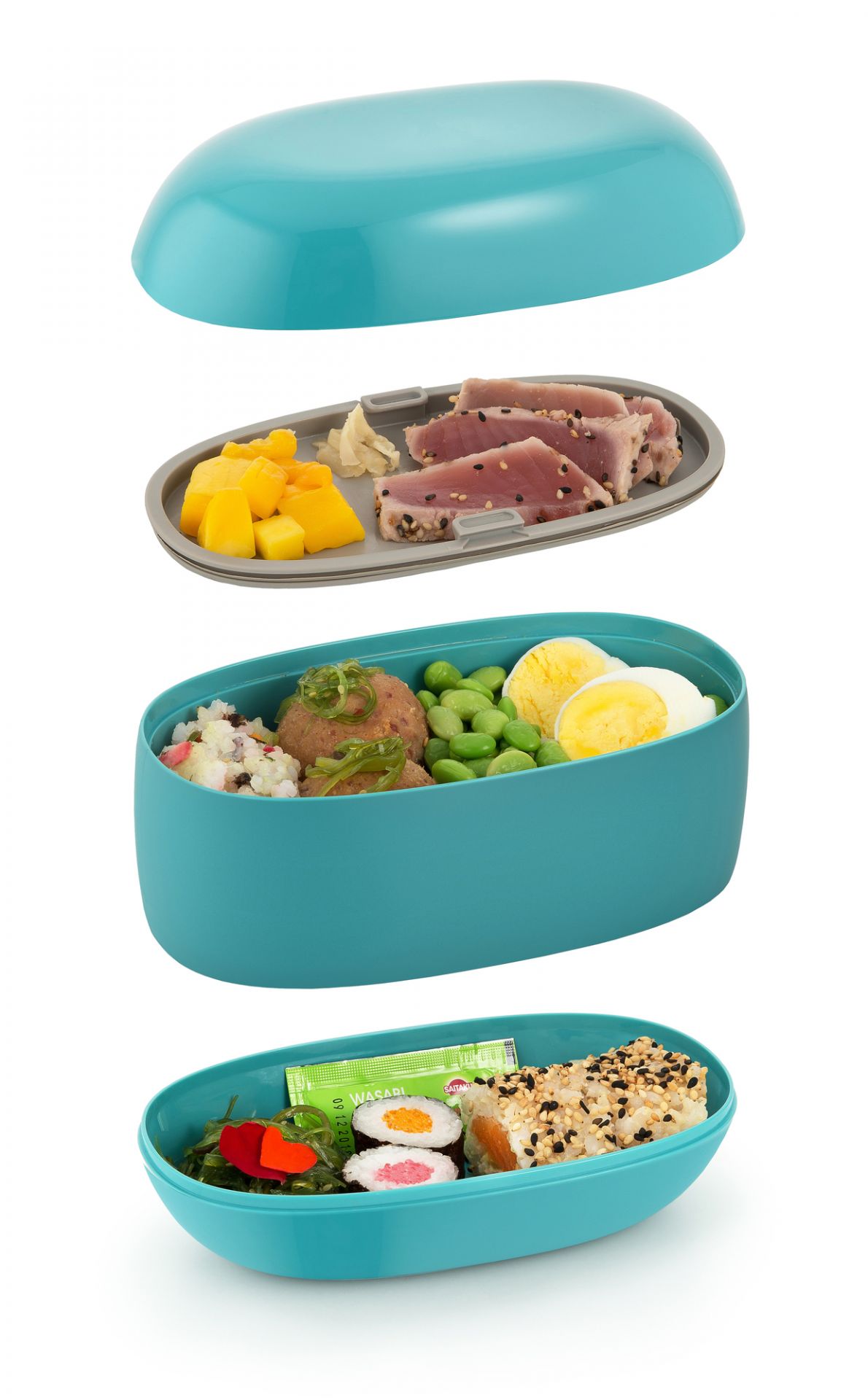 Food à porter Lunchbox light blue Alessi SINGLE PIECES