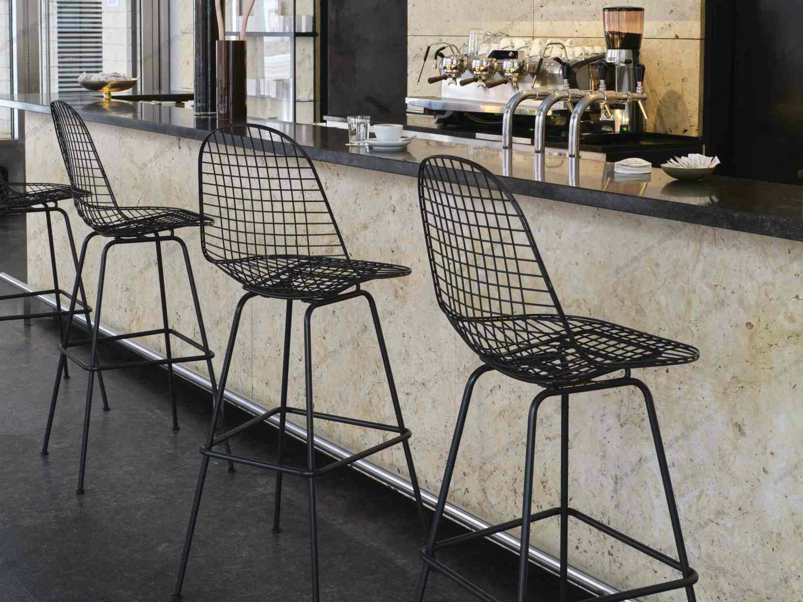 Eames Wire Bar Stool Medium Vitra