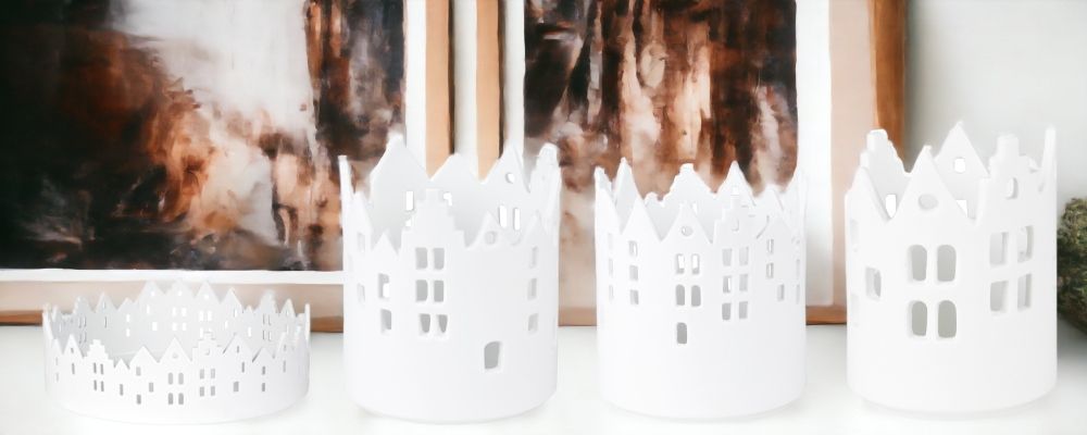 Home Light House Assortment Set of 4 City Lights Räder