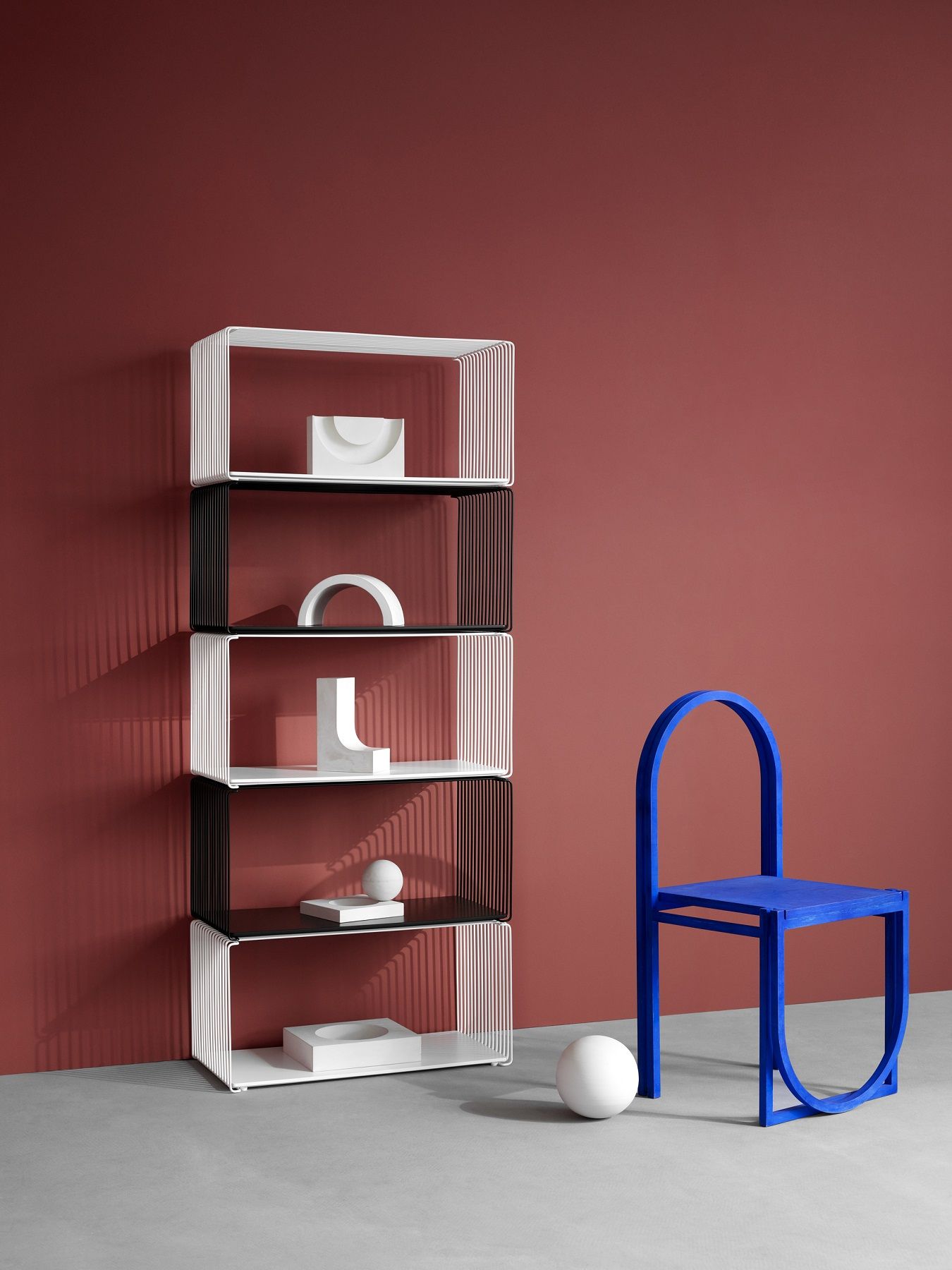 Panton Wire Shelf Pine D18,8cm Montana QUICK SHIP