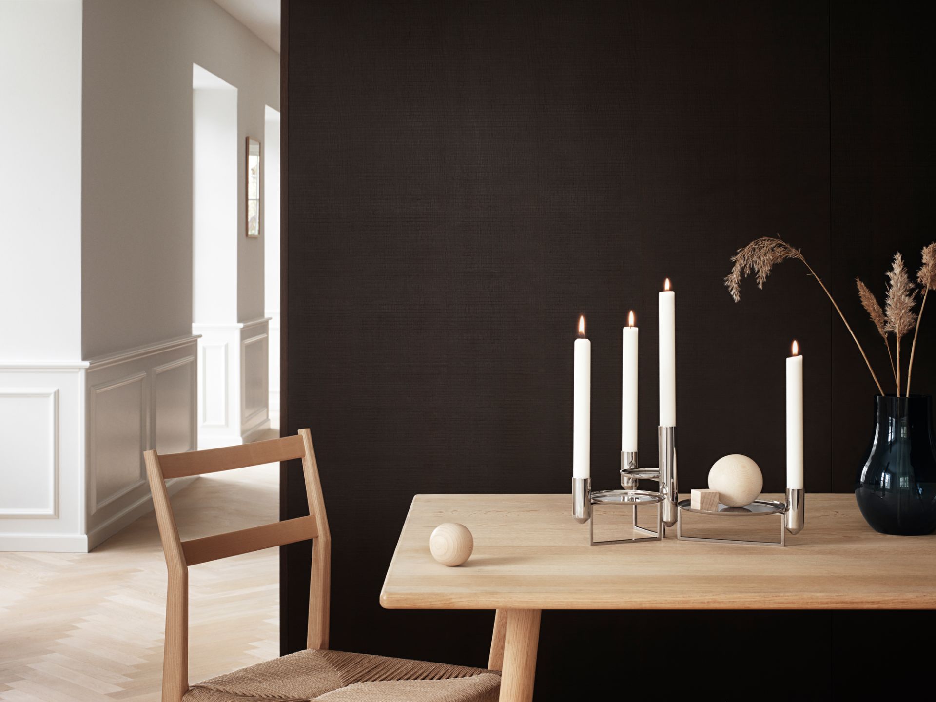 14,5 cm Georg Jensen Tunes Candelabro