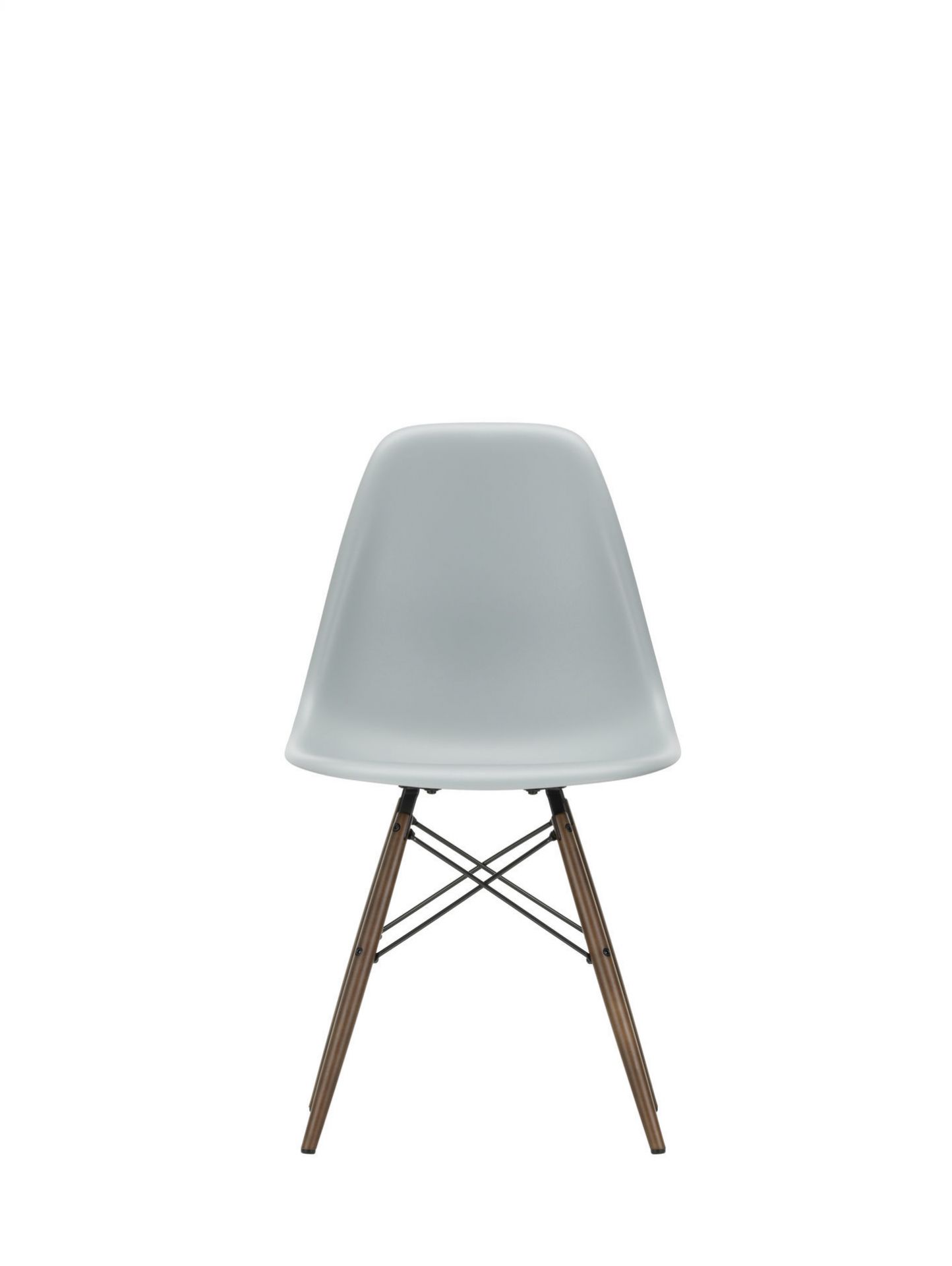 Eames Plastic Side Chair DSW Chair Vitra Ash honey colored - rust orange
