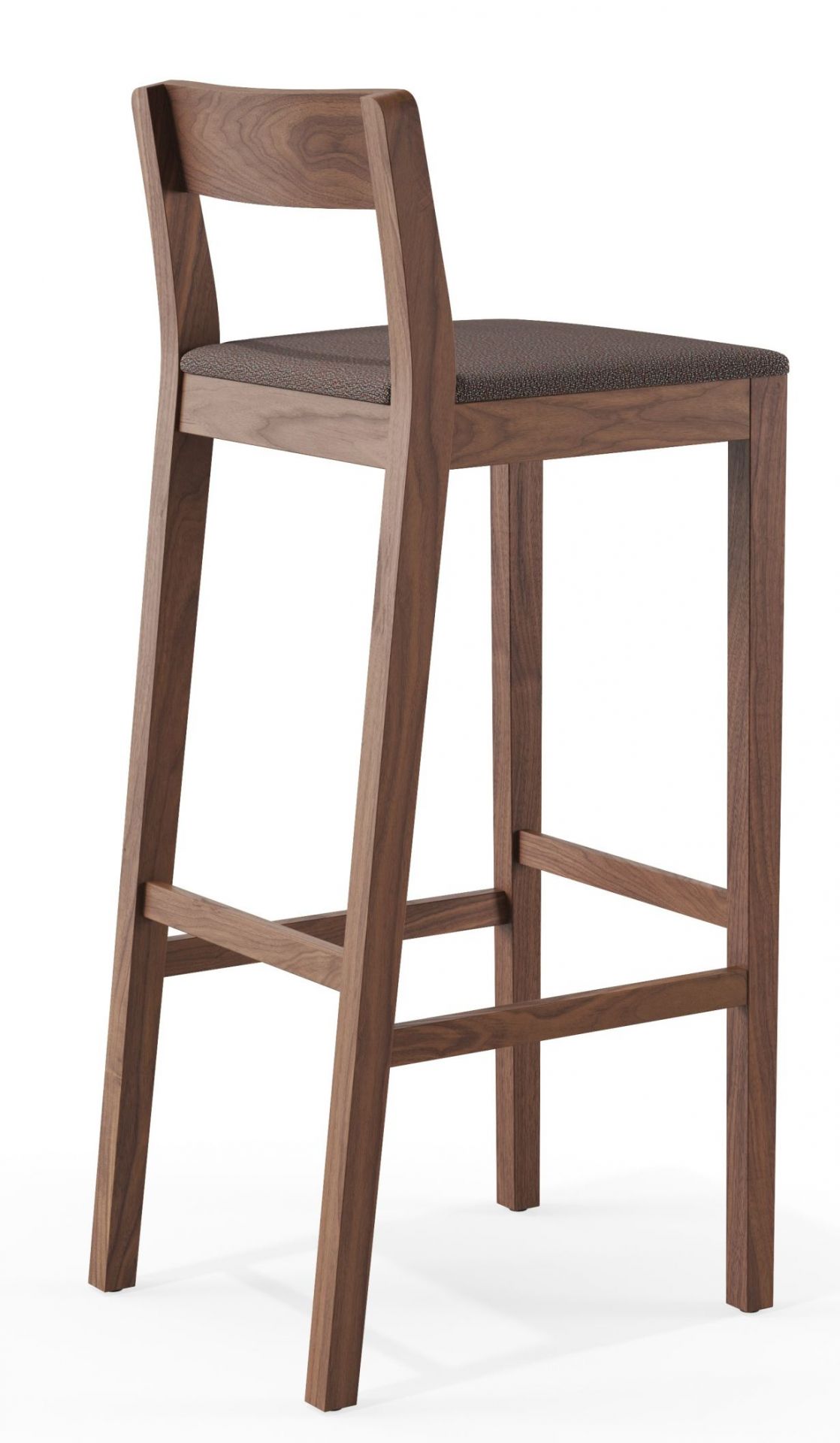 Sit Wood Bar Stool with Seat Cushion Zeitraum Sit Wood Bar Stool with Seat Cushion Zeitraum