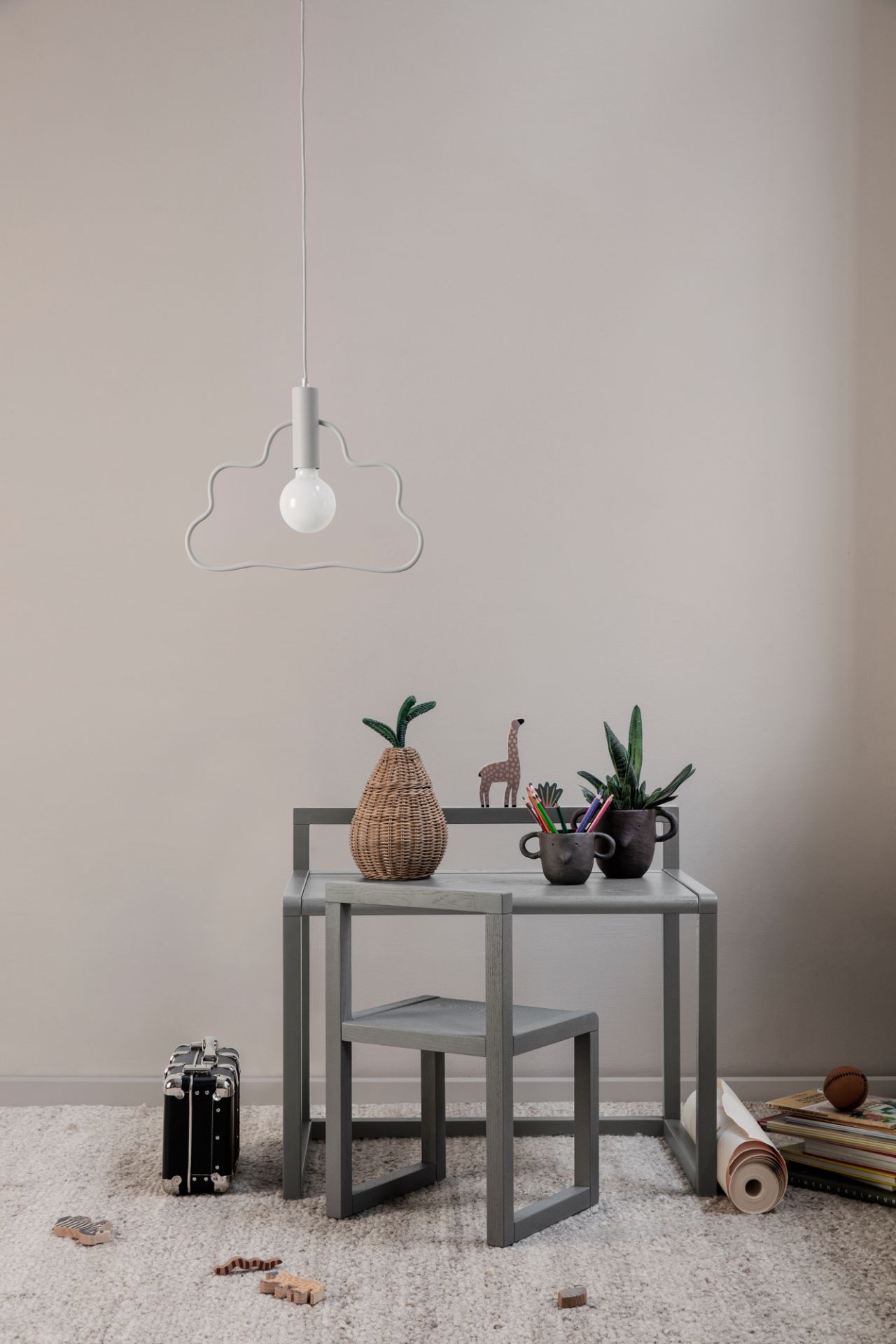 Pear Braided Storage Basket small Ferm Living SINGLE PIECES