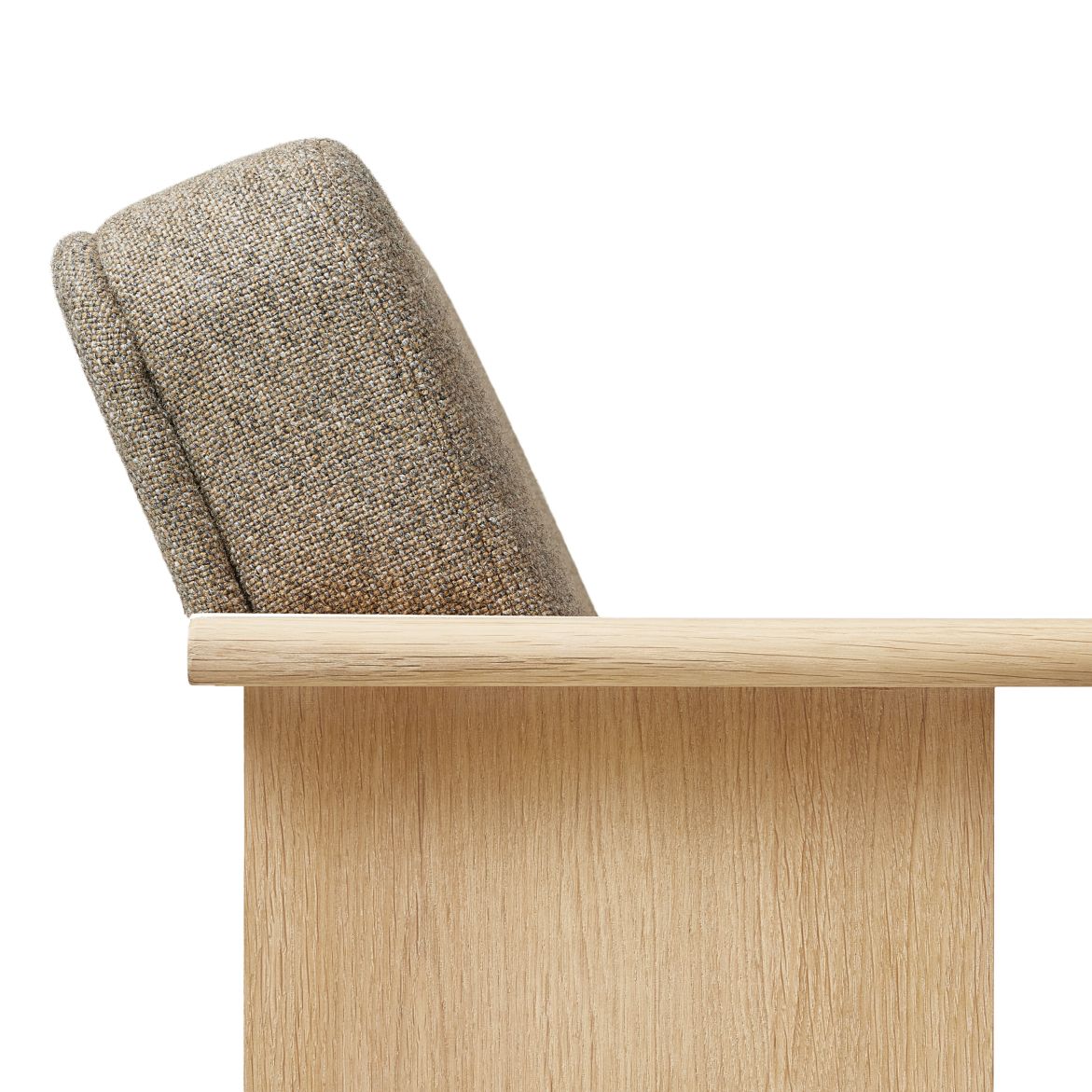 Block Lounge Chair Armchair Cover Hallingdal Form & Refine White Oak