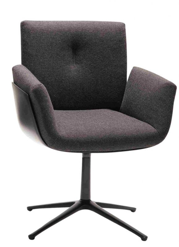 Alvo Armrest Swivel Chair with 4-leg Cor  