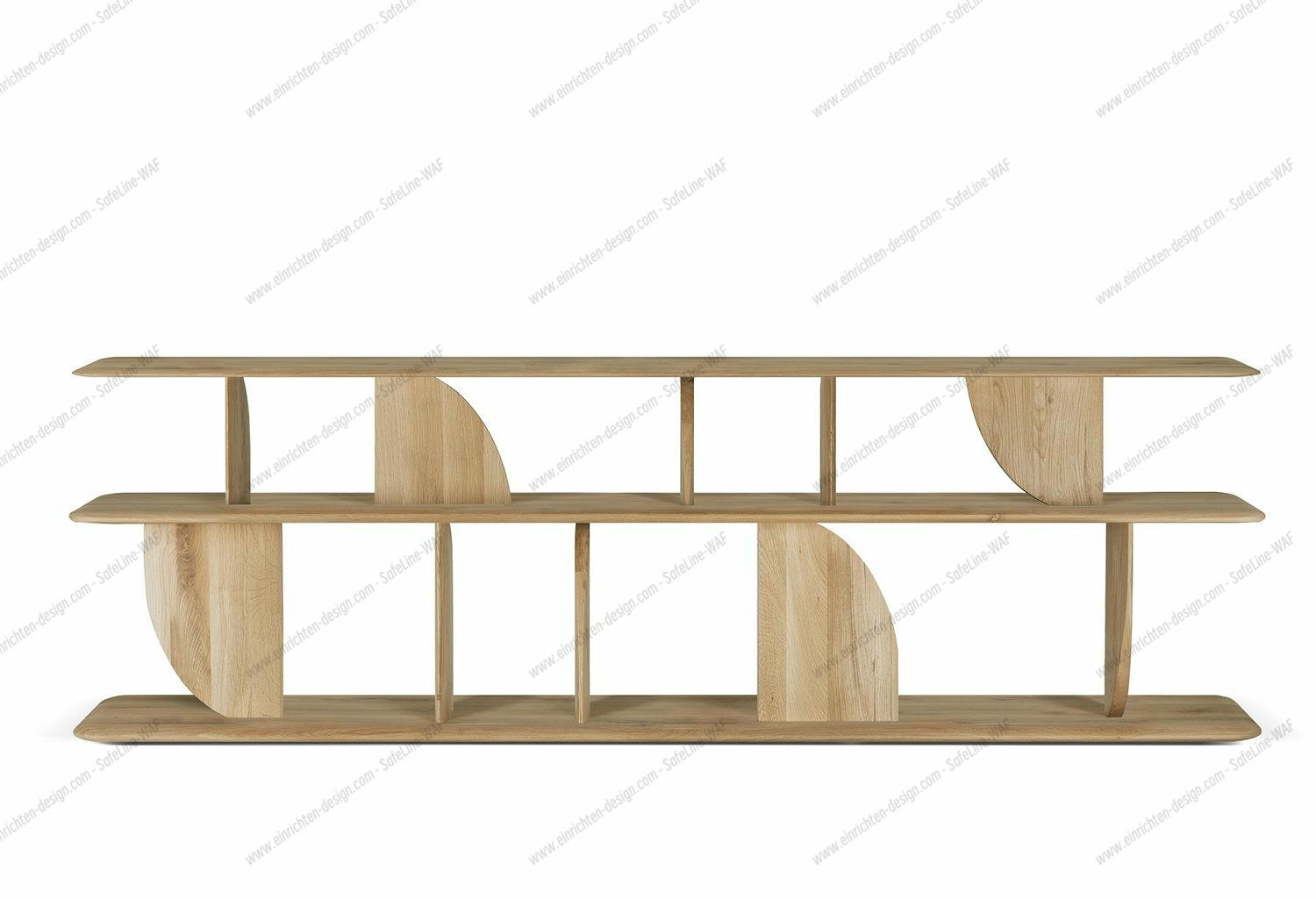 Geometric console / side table OAK NATURE Ethnicraft SINGLE PIECES