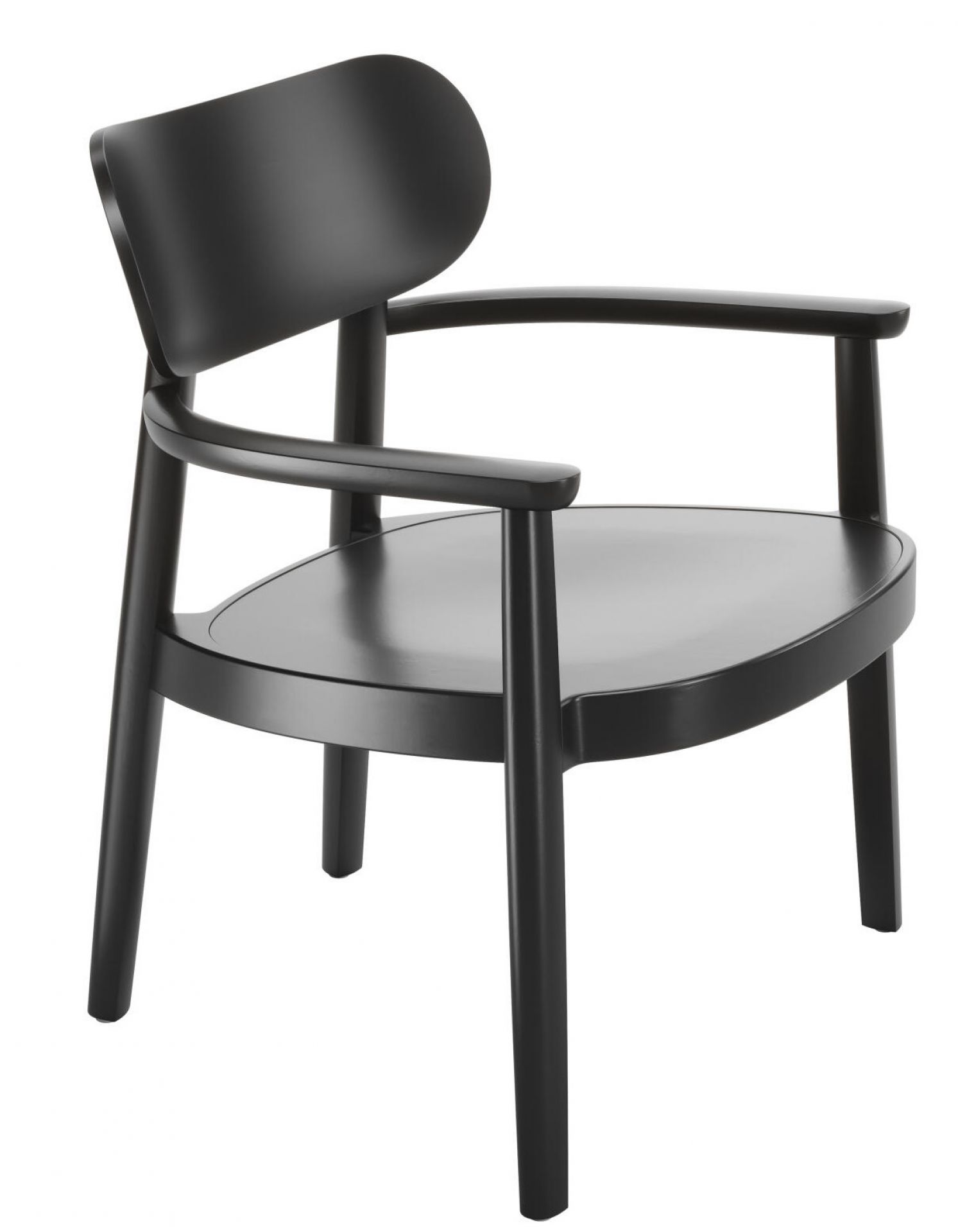 Wooden armchair with armrests 119 MF Thonet 