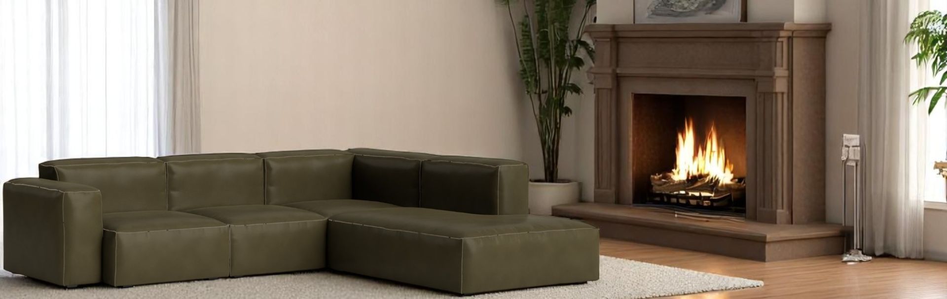 Mags Soft Sofa Corner Combination 2 low Armrest right Hay