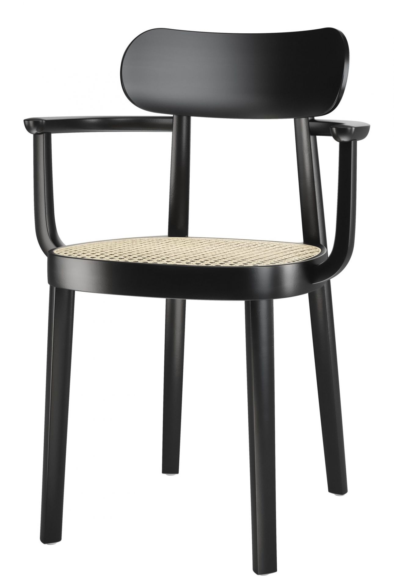 Wooden chair with Armrests 118F / 118 F Thonet
