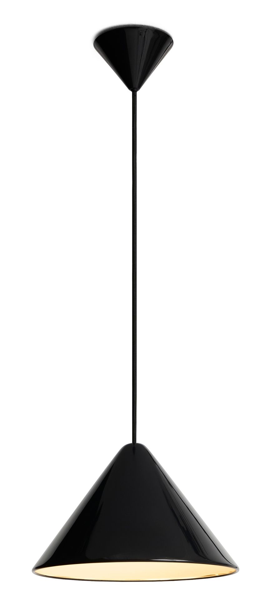 Compass Pendant 260 Pendant Lamp Aluminium Soft black Hay