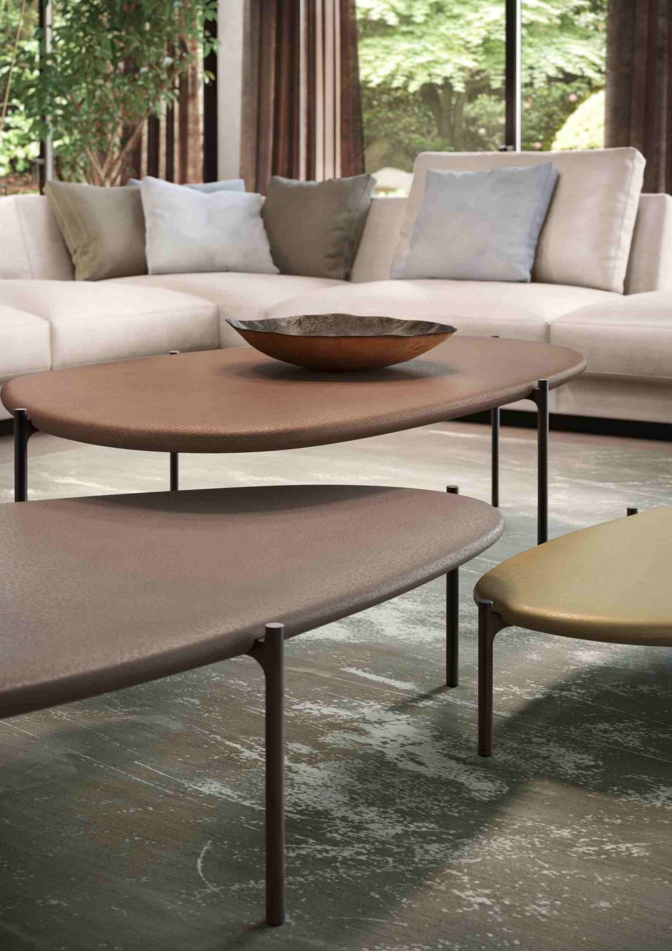 Ishino Metal Table Side Table Walter Knoll