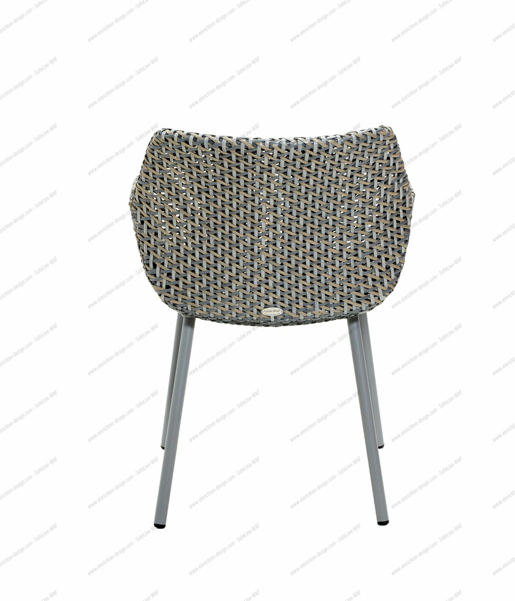 Vibe Outdoor Armchair Cane-Line light gray / gray / taupe
