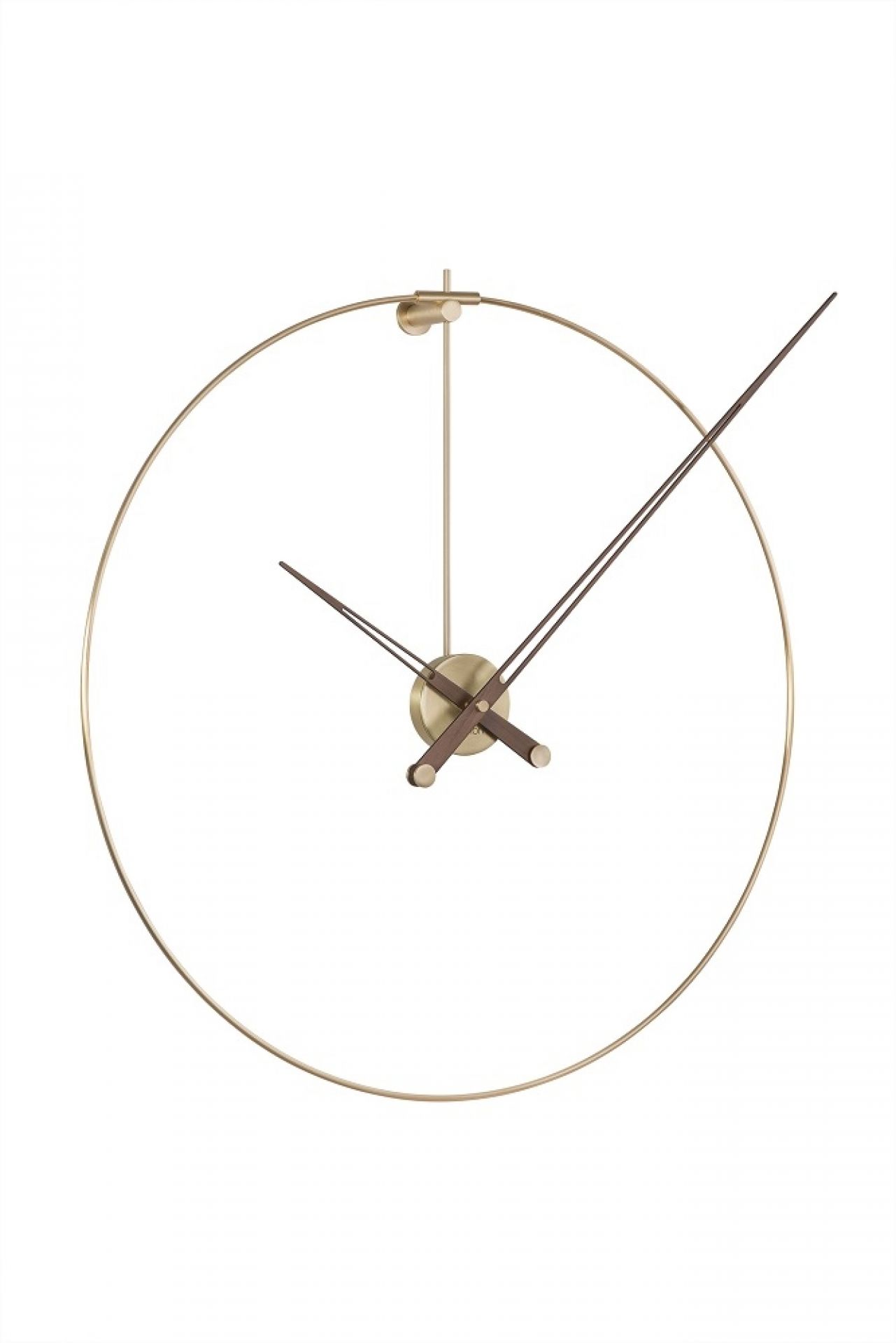 New Anda G Wall Clock Brass nomon