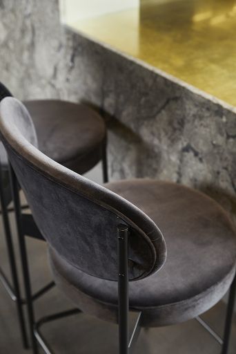 Series 430 Bar Stool Bar stool 75 cm BLACK / REMIX 123 Verpan SINGLE PIECES