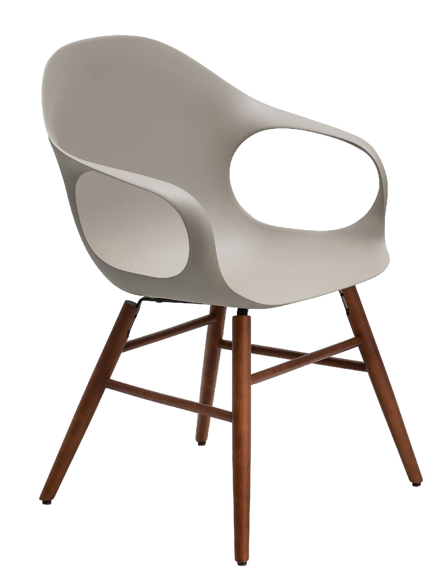 Elephantino armchair wooden frame Kristalia
