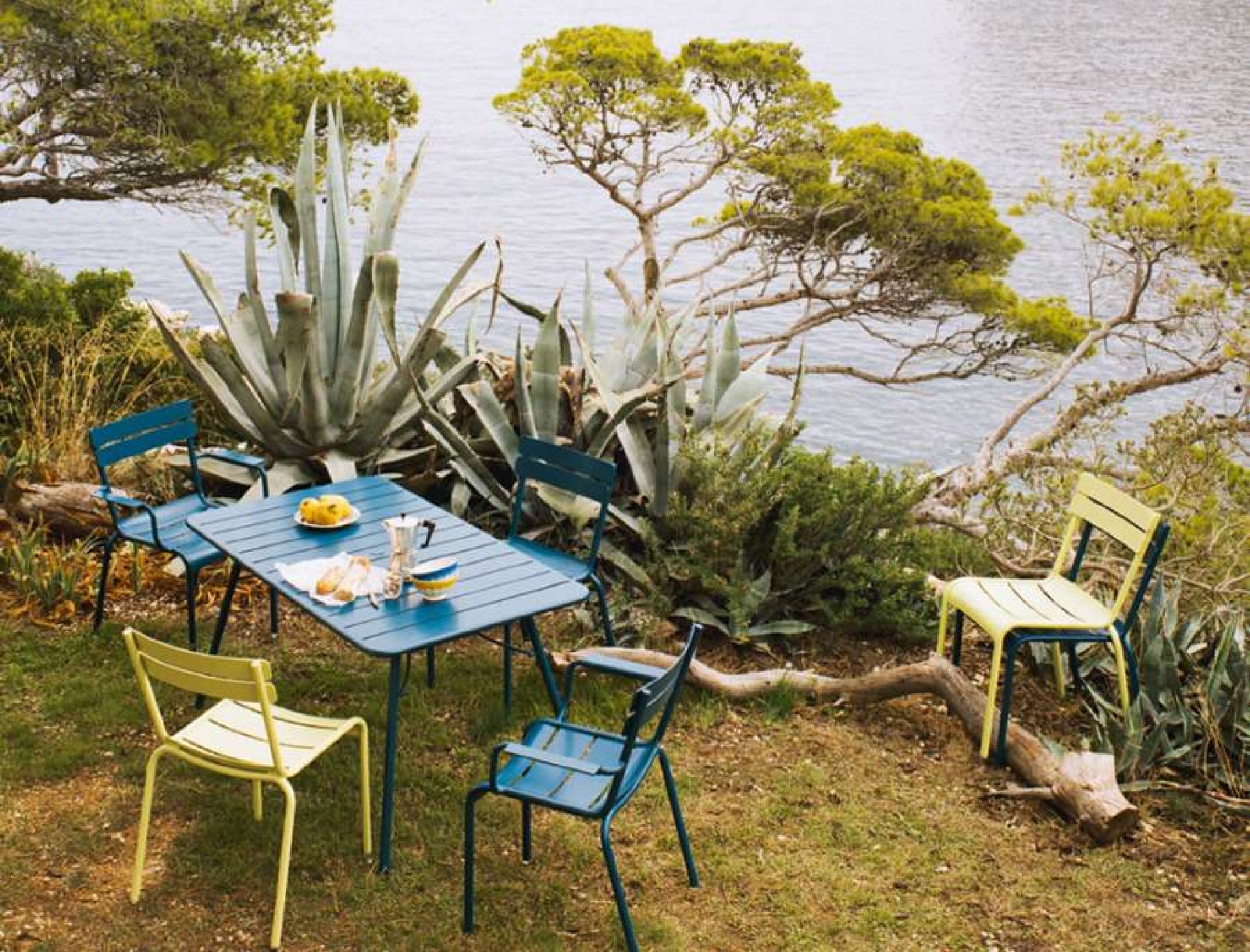 Luxembourg Outdoor table four legged Fermob