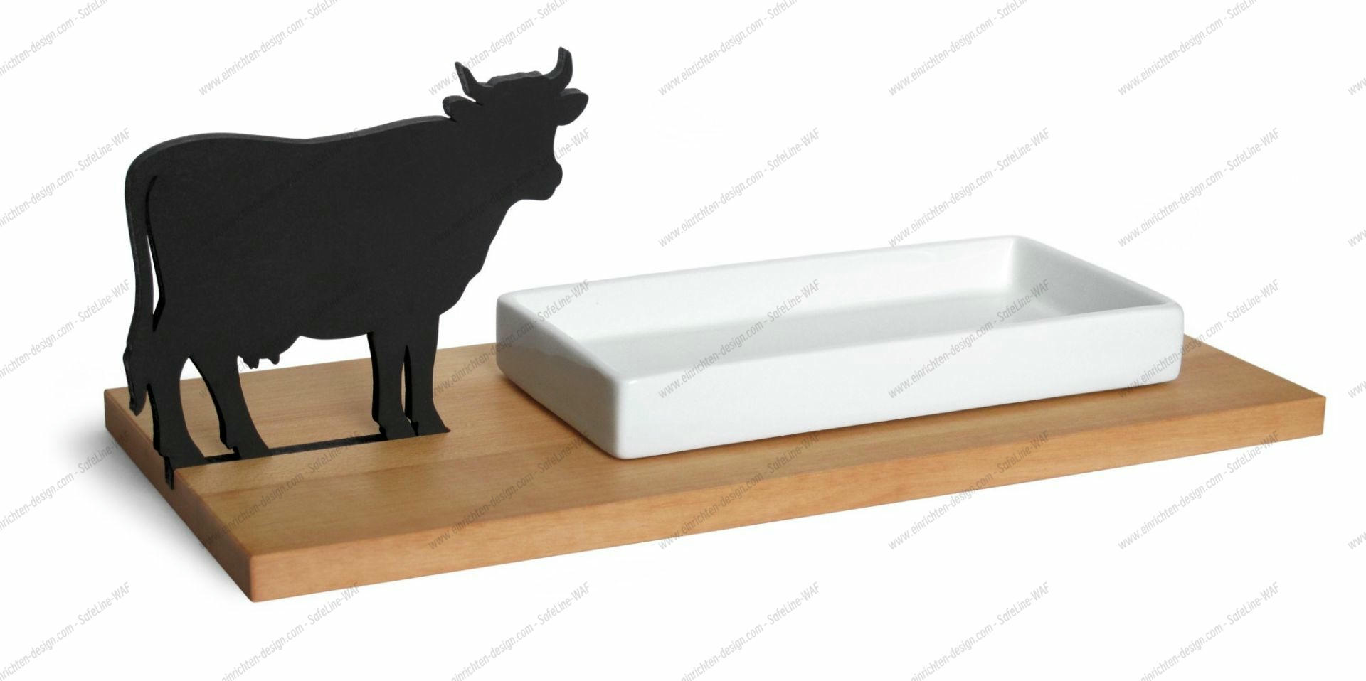 Cheese tray Cow Side by Side SINGLE PIECES