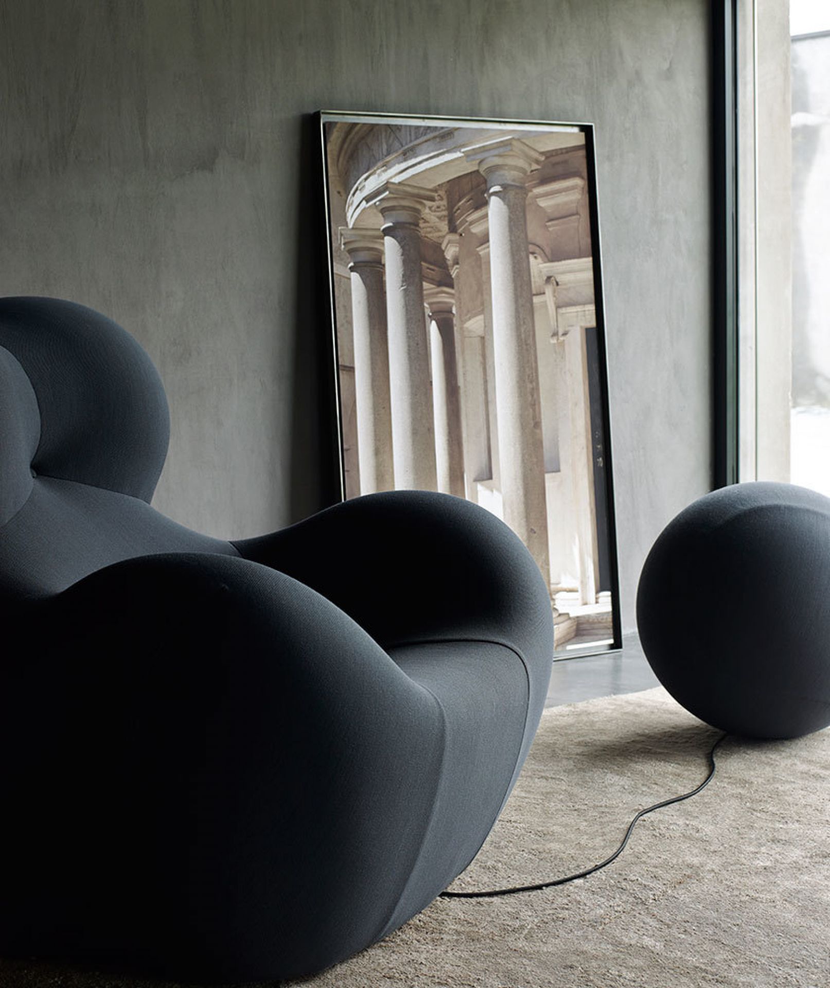La Mamma UP5 and UP6 Chair Colored Serie 2000 B&B Italia SINGLE PIECES