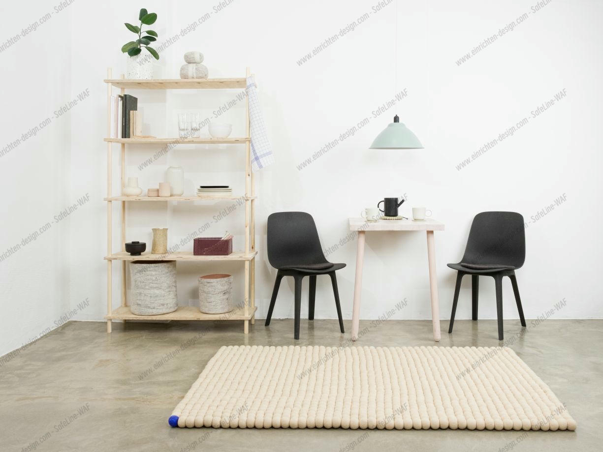 Big One Rectangular Felt carpet 200 x 300 cm myfelt Beige
