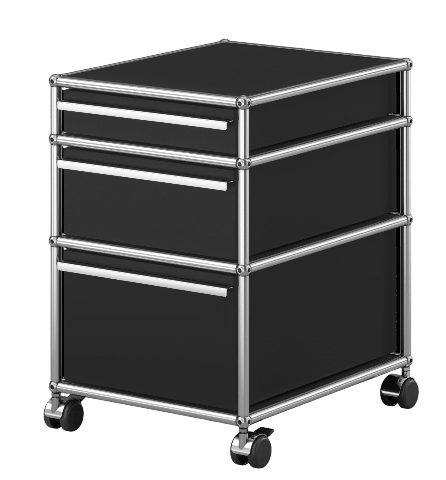 USM Haller Mobile container with 3 drawers