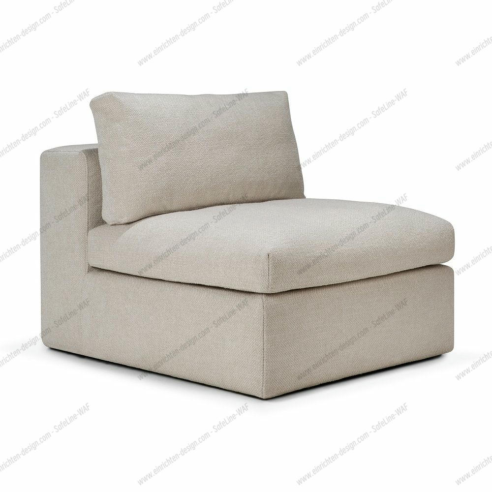 Mellow Sofa 1 seater Ivory Fabric Ethnicraft
