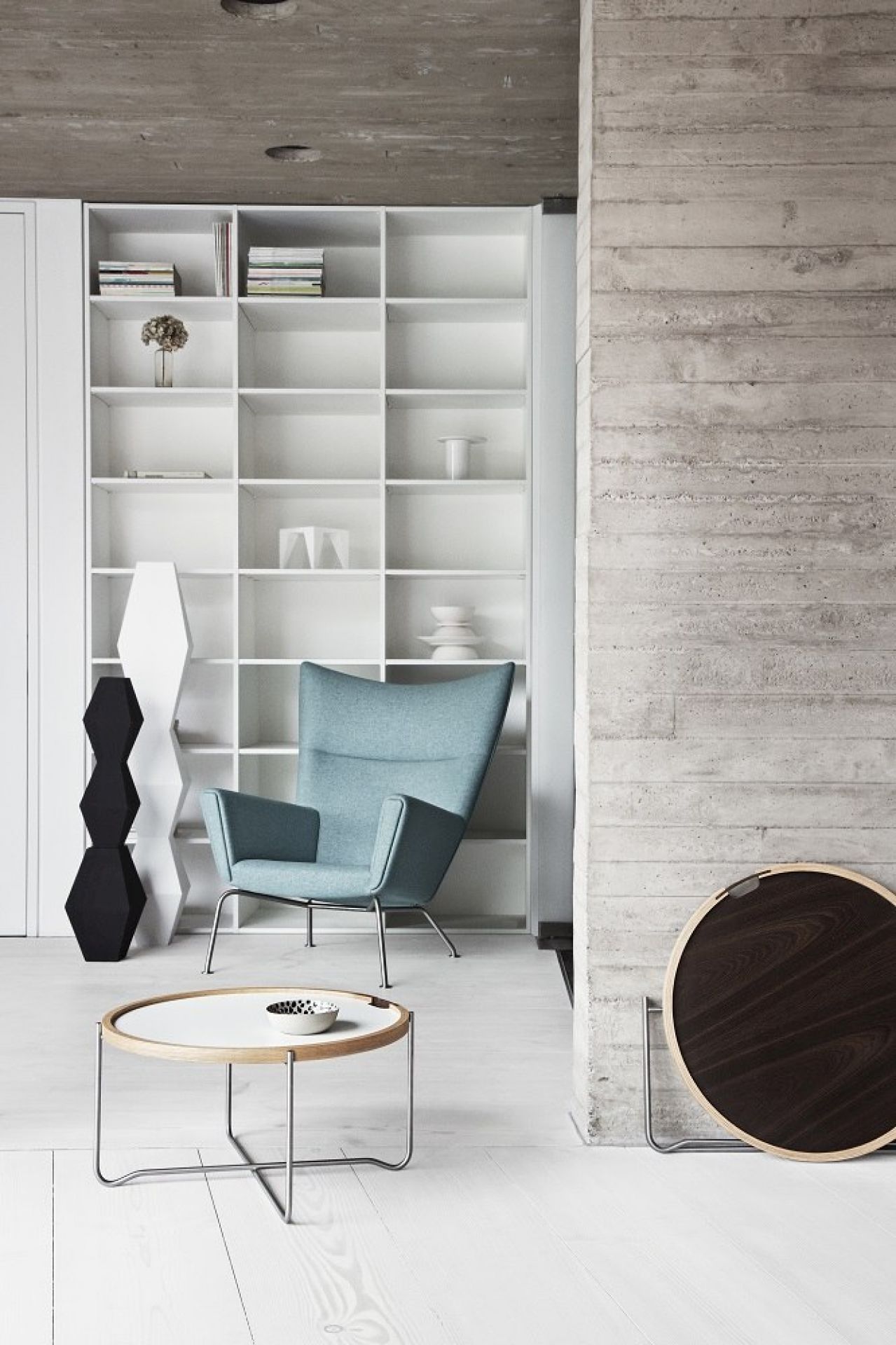 CH445 Wing chair armchair Carl Hansen & Søn Mood 1101