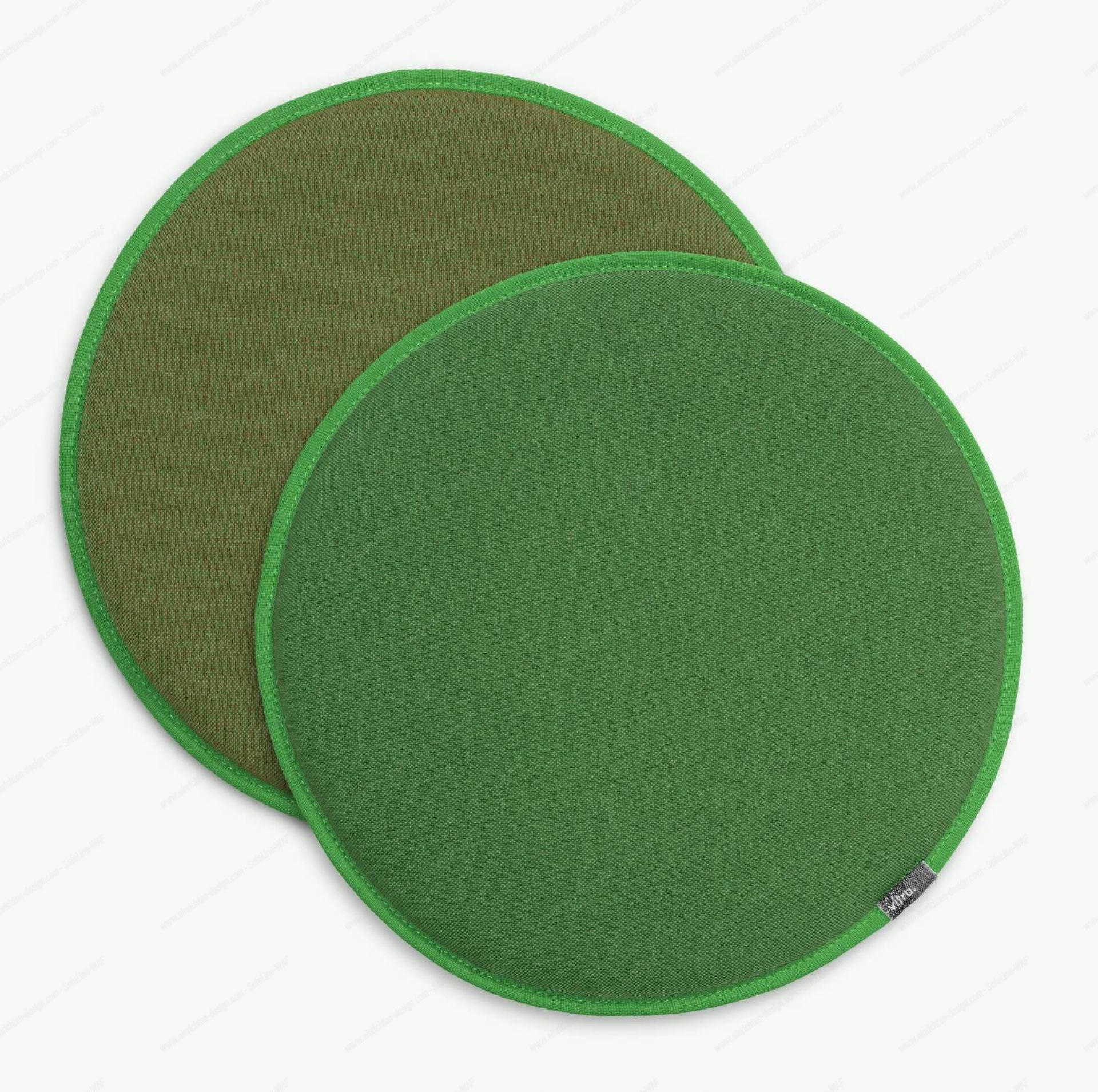 Seat Dot Seat Cushion green-forest / classic green-cognac Vitra SINGLE PIECES
