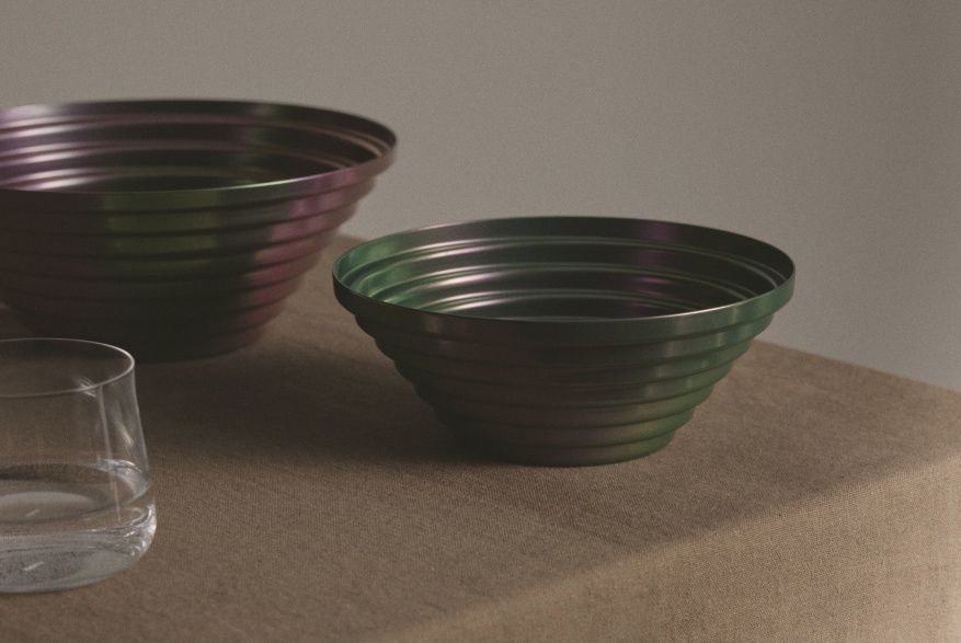 Maya bowl round Ø 25 cm Purplegreen 7320/25PGR Alessi  